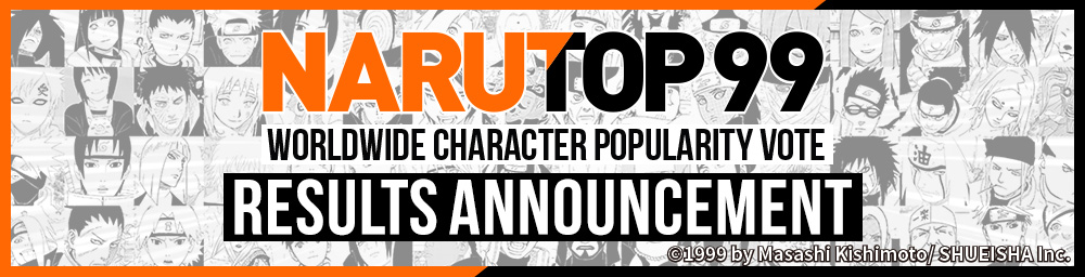 Anime News And Facts on X: NARUTO TOP 99 a worldwide characters  popularity poll featuring all Naruto characters announced for 20th  Anniversary Celebration. The Number 1 characters will receive a Special  Short